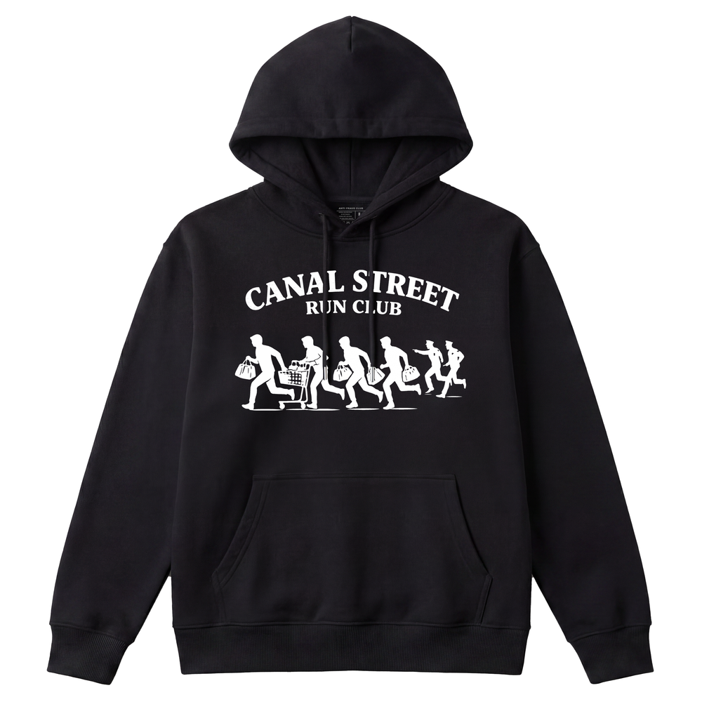 Canal Street Run Club Hoodie - Black