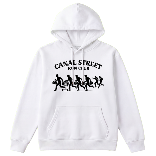 Canal Street Run Club Hoodie - White