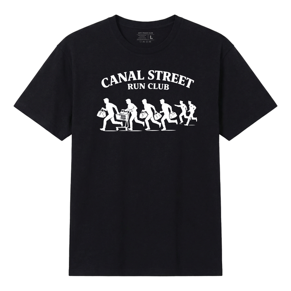 Canal Street Run Club Tee - Black