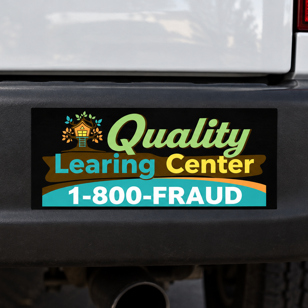 Quality Learing Center Bumper Sticker
