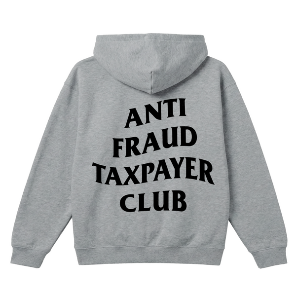Anti Fraud Club Hoodie - Heather Grey