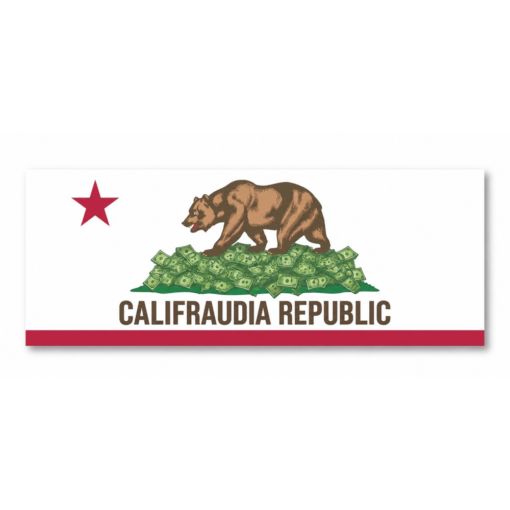Califraudia Bumper Sticker