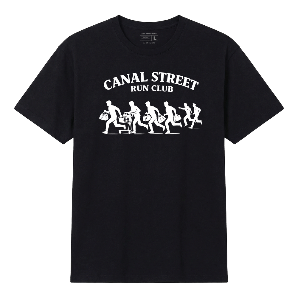 Canal Street Run Club Tee - Black