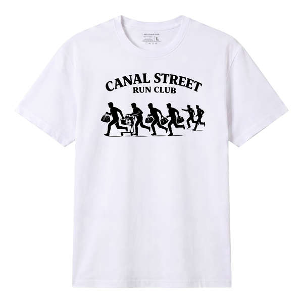 Canal Street Run Club Tee - White