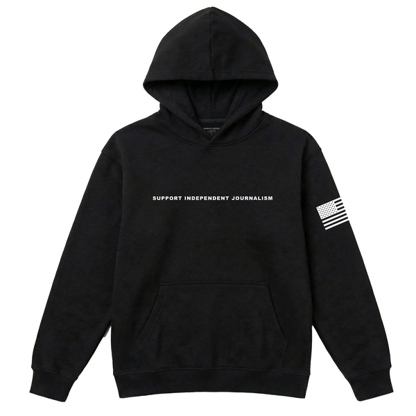 Support Independent Journalism Hoodie - Black