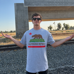 Califraudia Tee - Heather